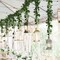 36 Pack 248 Feet Artificial Fake Hanging Vines Plant Faux Silk Green Leaf Garlands